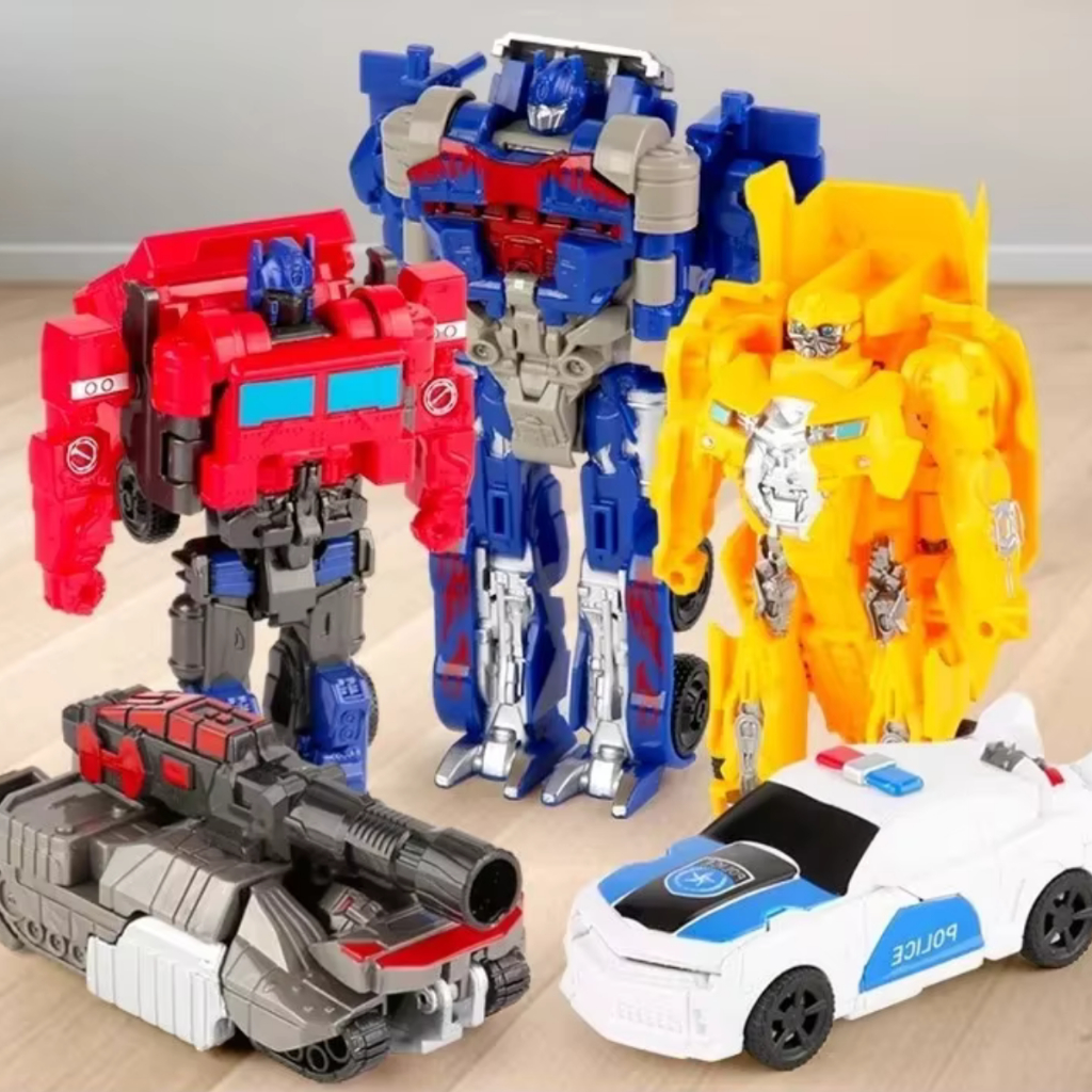 Coleção Transformers - Carro que Vira Robo - Transformação Fácil - Detalhes Realistas - Item colecionavel
