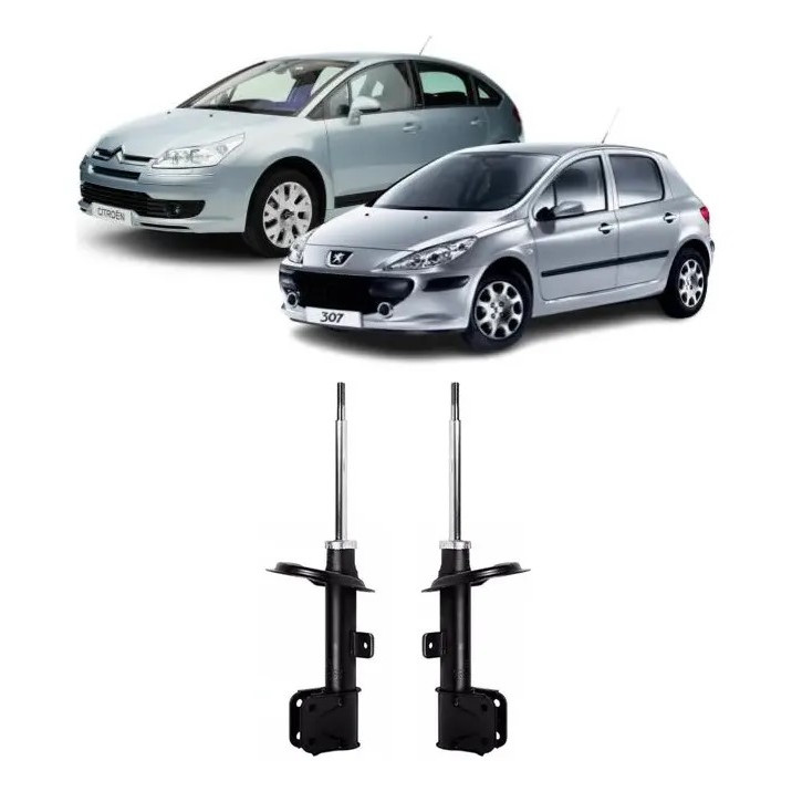 Amortecedor Dianteiro Peugeot 307 Citroen C4 Hatch Pallas