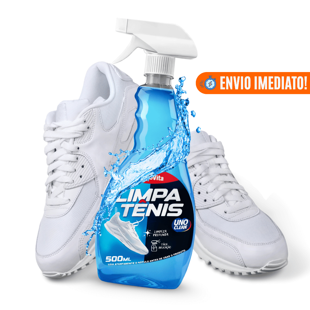 Limpa Tênis À Seco Spray Premium Provita Limpeza Profunda 500ml