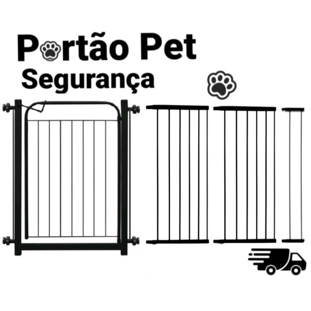 Portão Pet Grade Para Cachorro (68cm A 153cm) Cercado de Proteção em Oferta na Shopee
