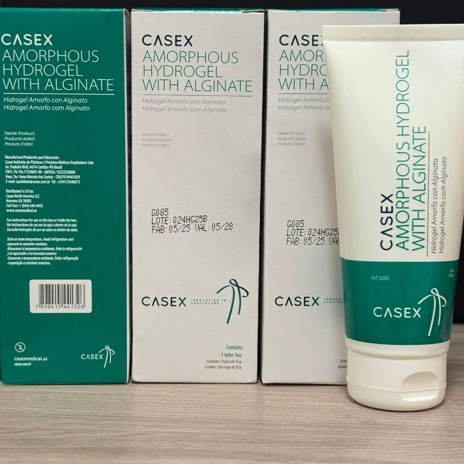 3 Unidades Pomadas Hidrogel com Alginato 85g - Casex