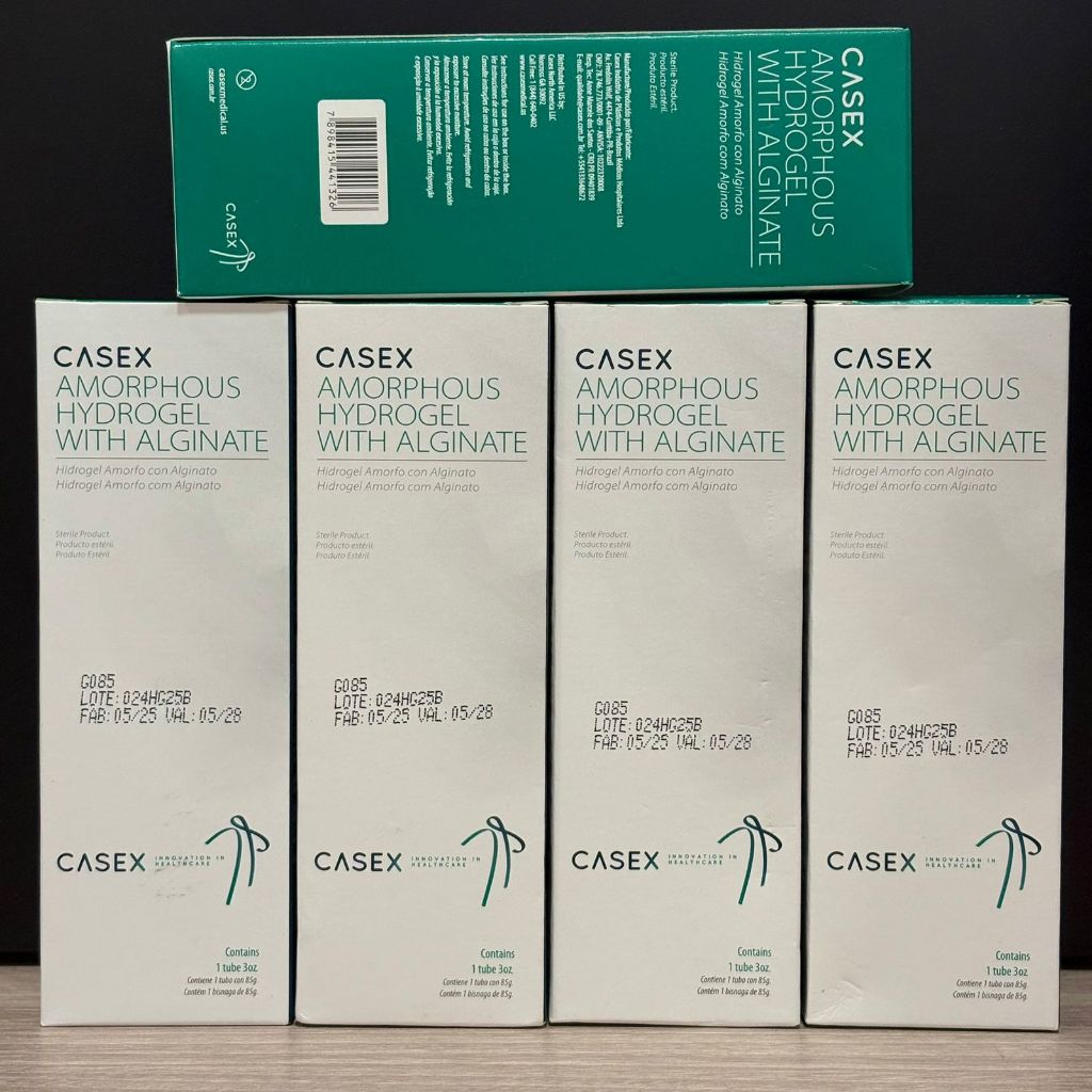 Kit c/ 5 Pomadas Hidrogel com Alginato 85g - Casex