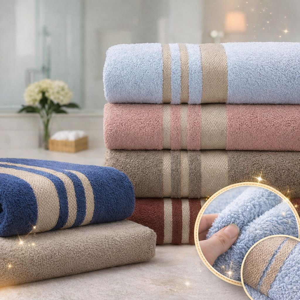 Toalha De Banho 100% Algodão Gigante 69x140 - Toalha Banhão em Oferta na Shopee