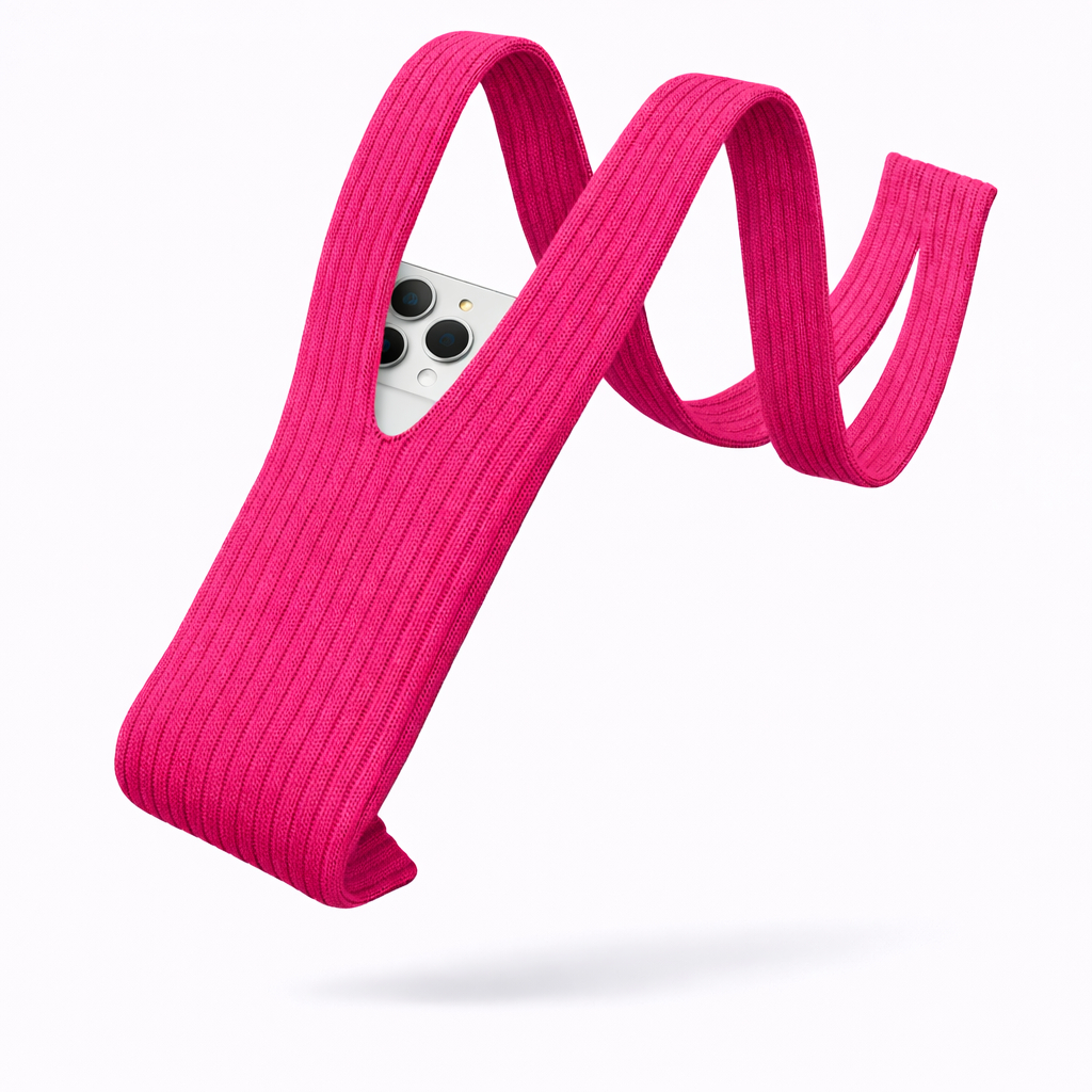 Pocket Porta Celular Tricot Unissex Cores Diversas