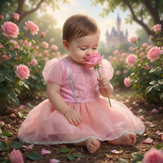 Vestido Aurora Bebê Fantasia Menina Infantil Merversário Roupa Bela Adormecida Rosa Newborn Temático em Oferta na Shopee