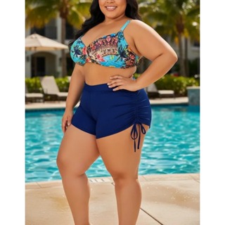 Bíquini Sukini de cordinha, disfarça barriga, e empina bumbum, MODA praia em Oferta na Shopee