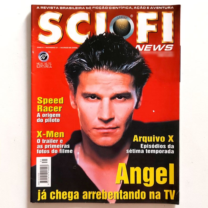 Revista Sci-fi News N31 Mar2000 X-men Speed Racer Angel