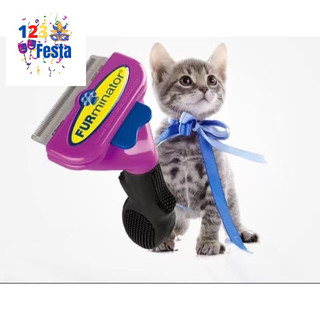 Escova Pente Plastico Ferro Para Pentear Cachorros e Gatos Pet Tirar os Pelos - Botão Removedor de Pelos Promoção
