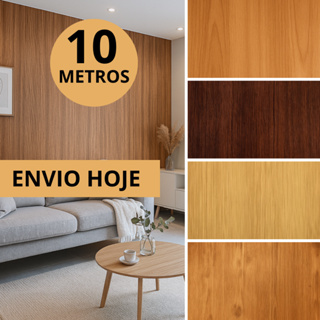 Papel de Parede 10x0,45 Metros Madeira Clara Escura Carvalho Cumaru Hanover Adesivo Autocolante em Oferta na Shopee