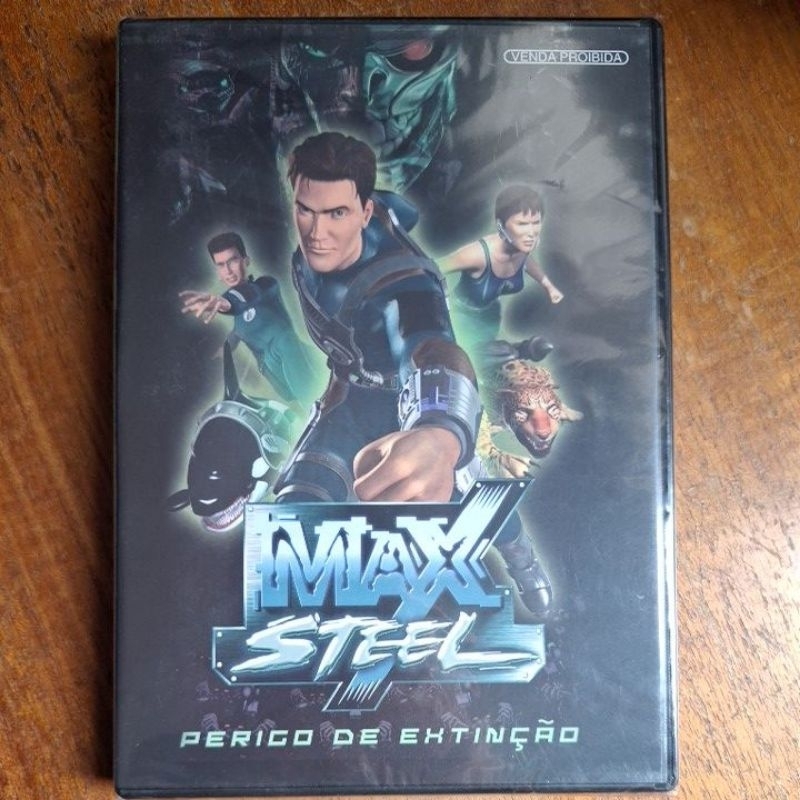 dvd Max Steel perigo de extinção original (lacrado)