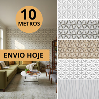 Papel de Parede 10x0,45 Metros Adesivo Gesso Pétala Geométrico À Prova D'Água Impermeável em Oferta na Shopee