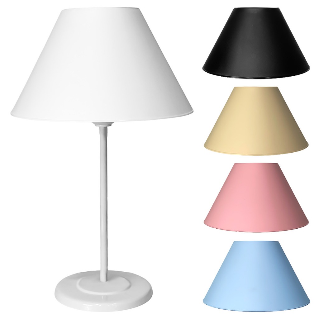 Cúpula de Abajur 22x12cm Luminária de Mesa Decoração de Sala Quarto