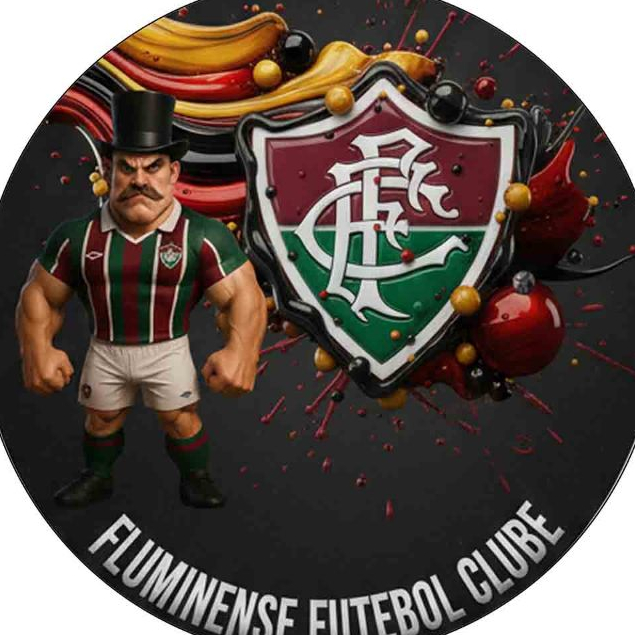Painel Redondo Veste Facil Personalizado Times de Futebol/Fluminense 02 – Festa /Eventos/ Haste Flexível ou Elástico