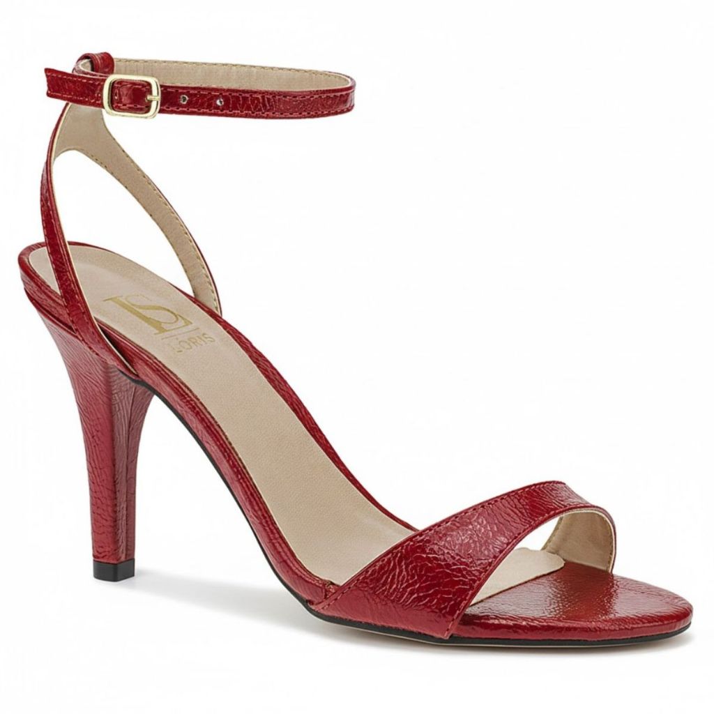 Sandália Feminina Gisele Noiva Salto Fino Alto com Traseiro Fivela Bico Redondo 13-134 em Oferta na Shopee