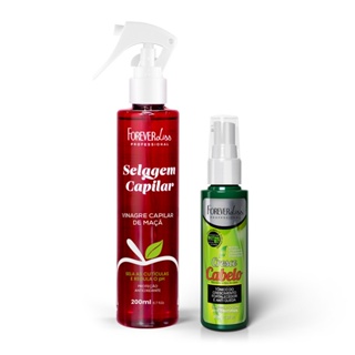Kit Vinagre Capilar Com Tônico Cresce Cabelo Forever Liss em Oferta na Shopee