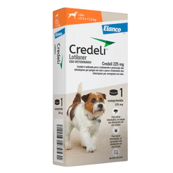 Credeli 225 mg antipulgas para cães 5,5 a 11 kg 1 comprimido