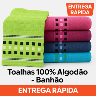 Toalha de Banho Banhão Gigante 80cmx180cm 100 Algodao 430g Alta Absorcao Macia Presente Luxo Nalil em Oferta na Shopee