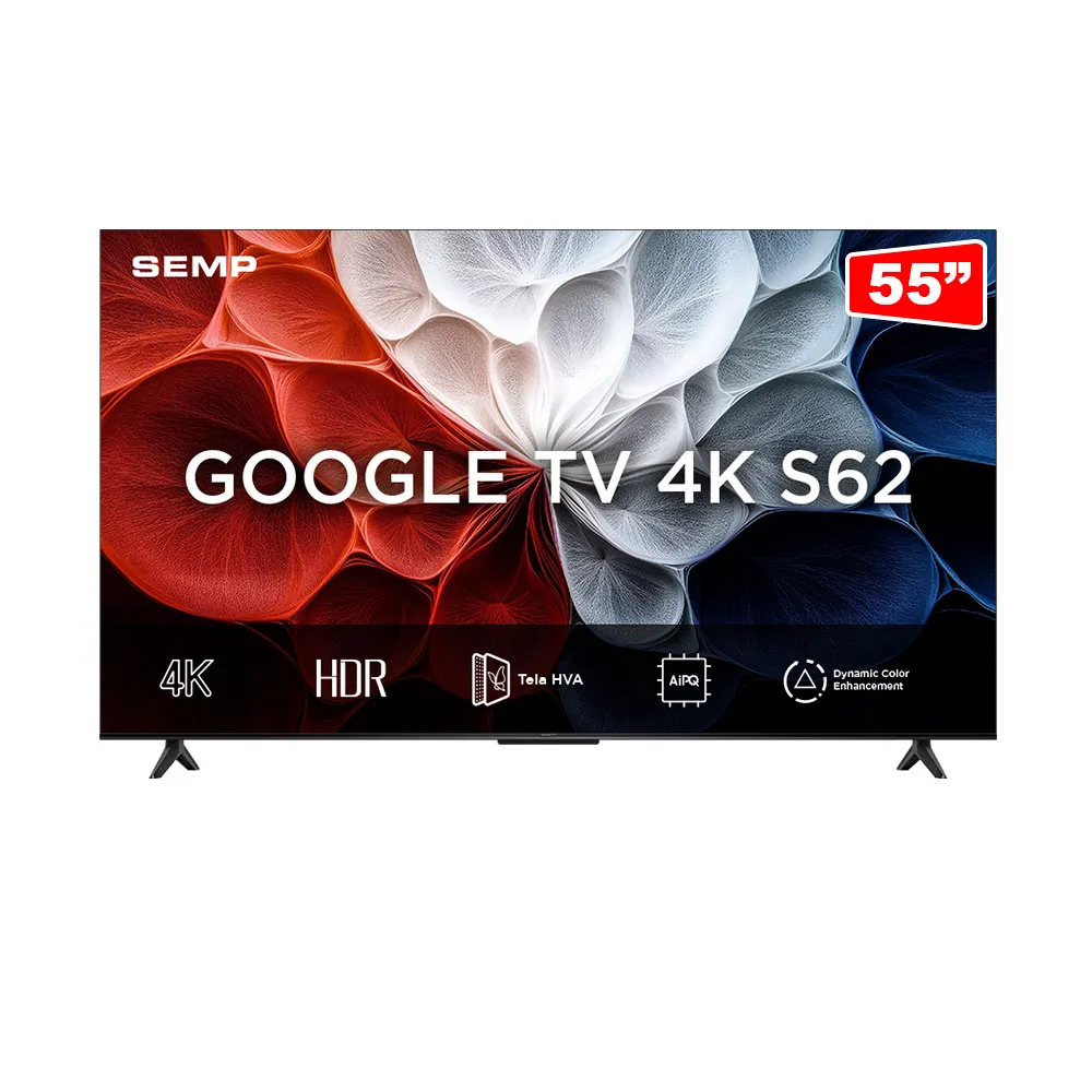 Smart Tv Semp 55S62 55" 4k LED Google Tv HDR10 60 Hz