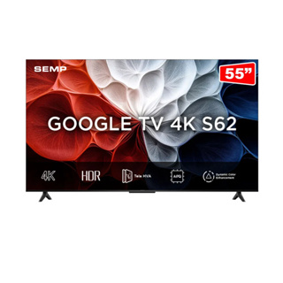 Smart Tv Semp 55S62 55" 4k LED Google Tv HDR10 60 Hz em Oferta na Shopee