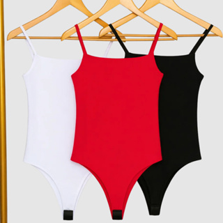Kit 3 Body Feminino Alça Fina Decote Quardrado Casual Suplex Forro Duplo Básico em Oferta na Shopee