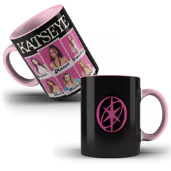 Caneca de Porcelana Grupo Katseye