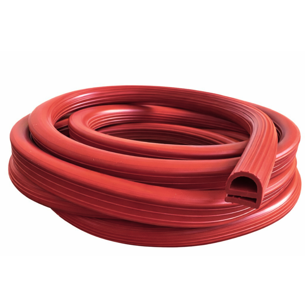 Borracha Perfil Silicone Tipo E Para Vedação Rebitar Na Porta Do Forno Progas 2 Metros em Oferta na Shopee