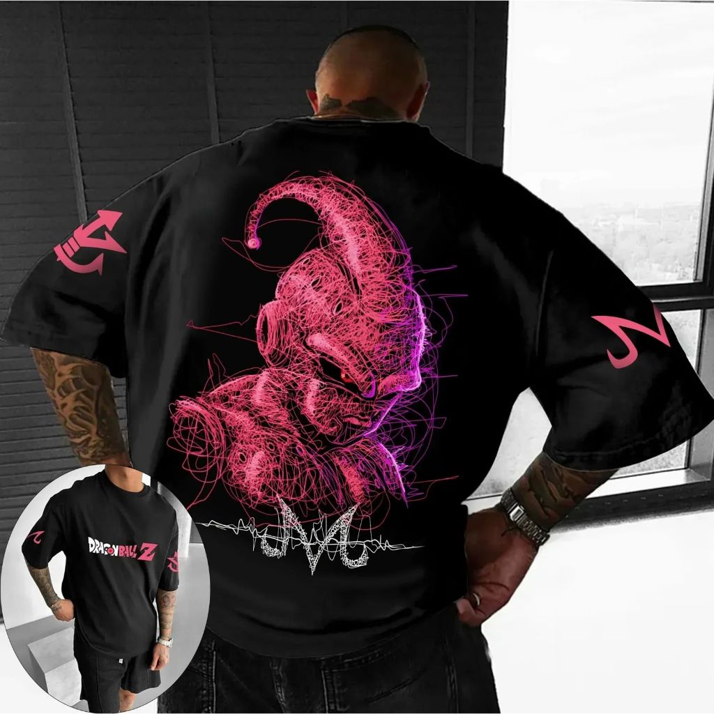 Camiseta Oversized Dragon BaZ MajiBu Aftersoul Unissex Plus Size P ao G5 100% Algodão
