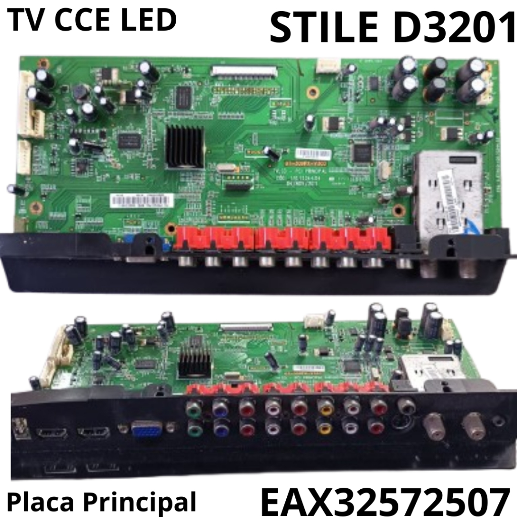 2964 Placa Principal para tv LED CCE Modelo: Stile D3201