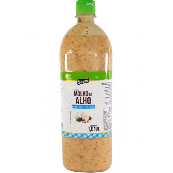 Molho De Alho Chimichurri Argentino 1 Litro Lanche Soeto Alimentos Carne Peixe Bacalhau Premium