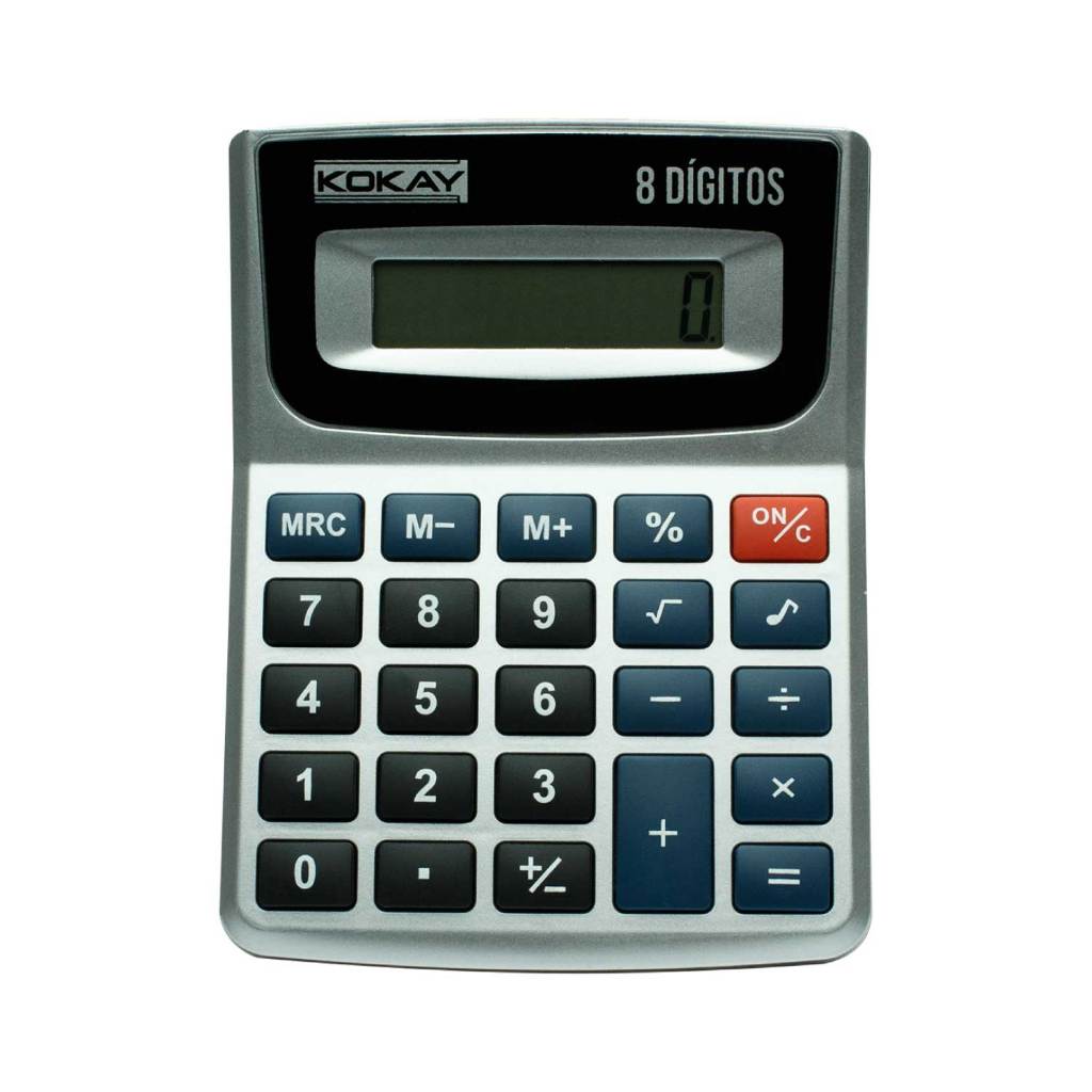 Calculadora De Mesa Escritório 8 Dígitos Comercial Display