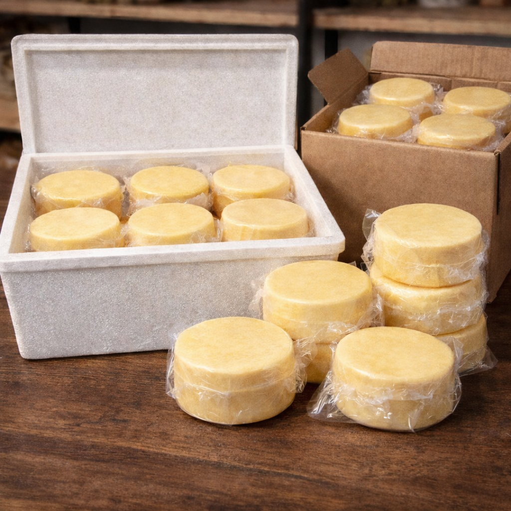 Queijo Tipo Parmesão Mineiro 850g - Caixa com 8, 10 ou 14 Unidades |Decanto Suaçuí-Com ou Sem Isopor