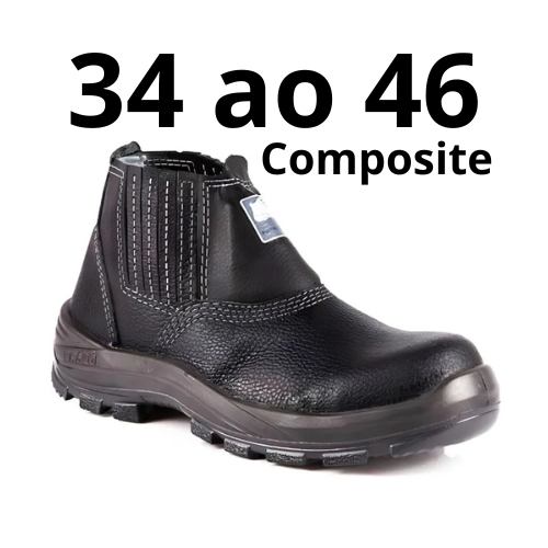 Botina de Elastico Bracol Bidensidade com Bico de Composite BELS Bracol CA 42165