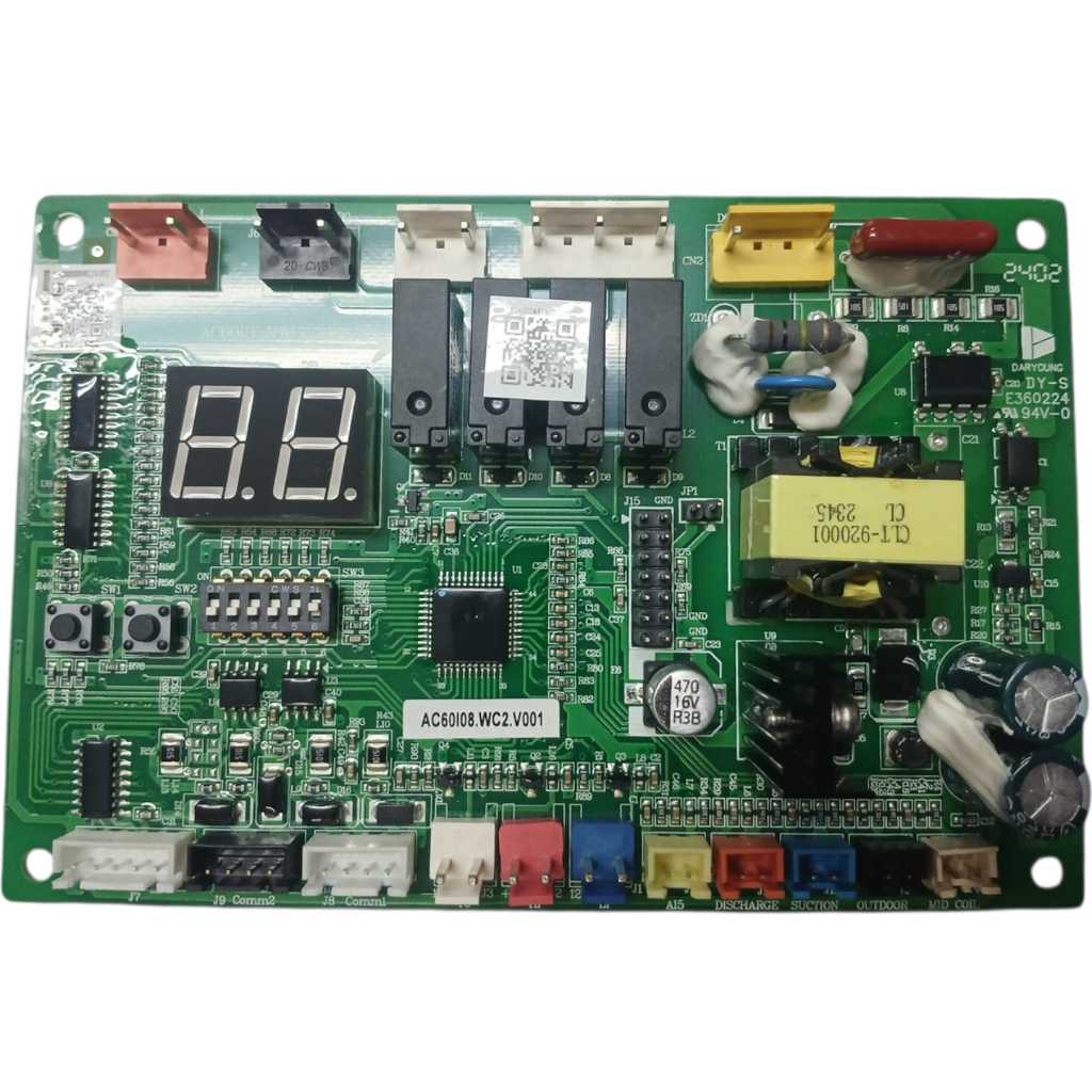 Placa Eletrônica da Condensadora Cassete Carrier 38CCVB30515MC 79037365 AC60I05.RWCC.200831