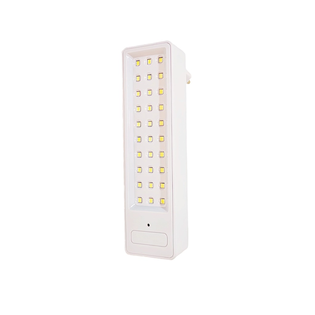 Luminaria de emergencia 30 leds 2W Branco Frio em Oferta na Shopee