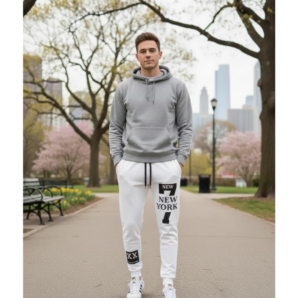 Calça Moletom Slim Jogger New York Inverno