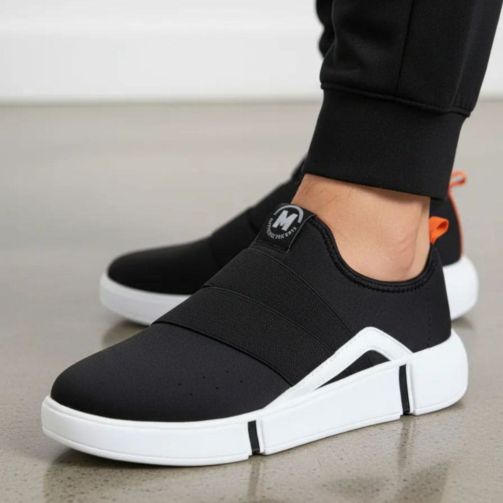 Tênis Molekinho Infantil Calce Elástico Lycra Casual Slip On