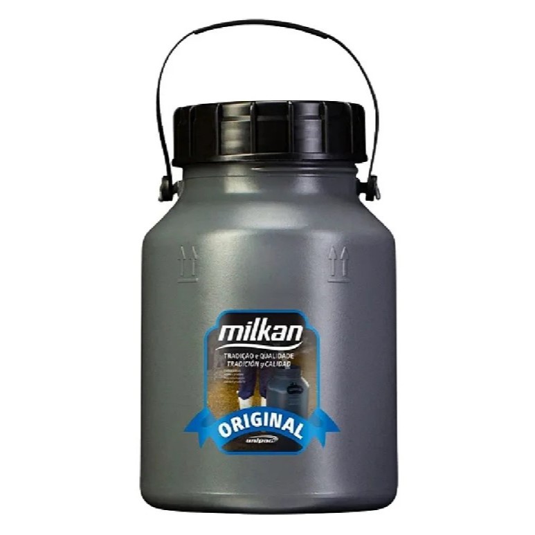 Latão Plástico Bombona Leiteira Milkan 5 Litros Vasilhame Tambor em Oferta na Shopee