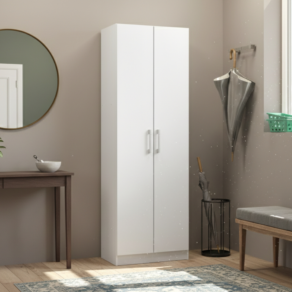 Armário Sapateira 2 Portas Branco Carraro
