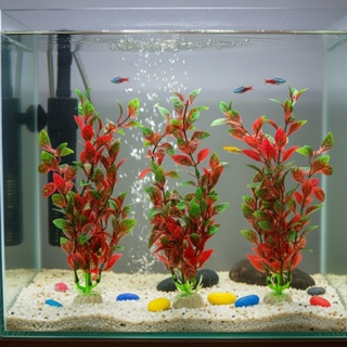 Kit Com 2uns ou 3uns ou 5uns Planta Artificial Decorativa Para Aquário 18CM S816 em Oferta na Shopee