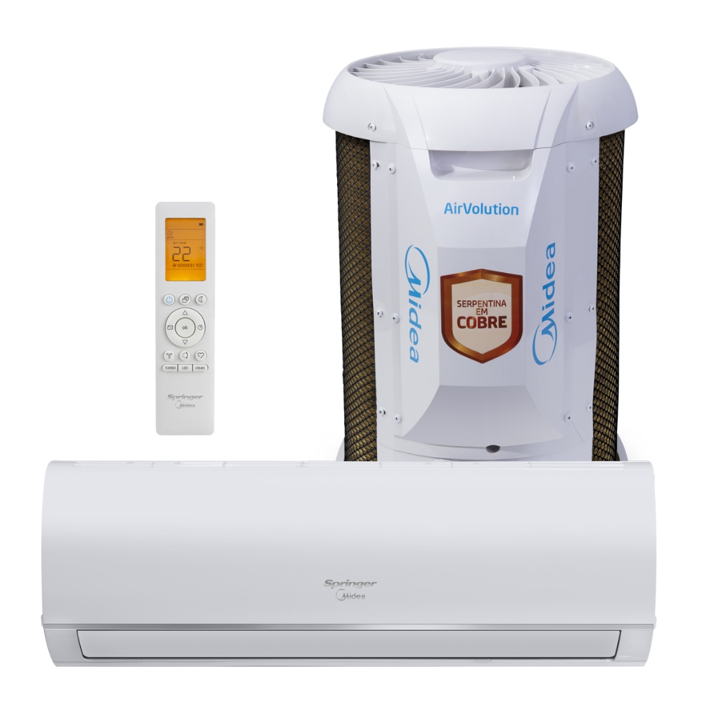 Ar Condicionado Springer Midea AirVolution R32 22.000 BTUS Frio 220V