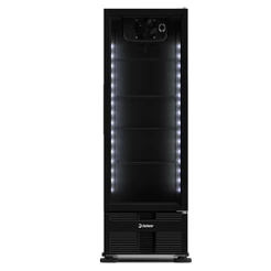 Refrigerador Imbera Inverter Porta de Vidro Full Black Vrs13 393L Bivolt