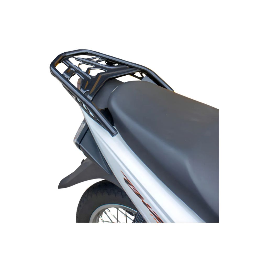 Bagageiro Biz 110 125 2018 Em Diante Reforçado Preto 2018 a 2026 em Oferta na Shopee