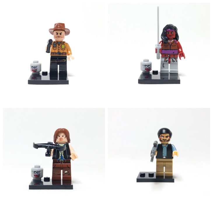Boneco Mini Figura Lego Personagens - THE WALKIND DEAD