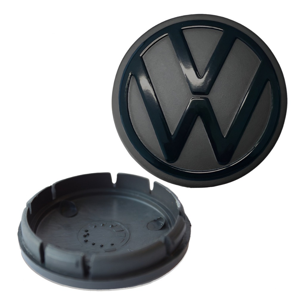 Kit Calotinha Miolo Roda Original Vw Fox Polo G6 Black Piano