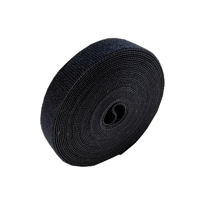 Rolo de Fita Tipo Velcro 5m x 15mm Organizador Dupla Face para Cabos e Fios