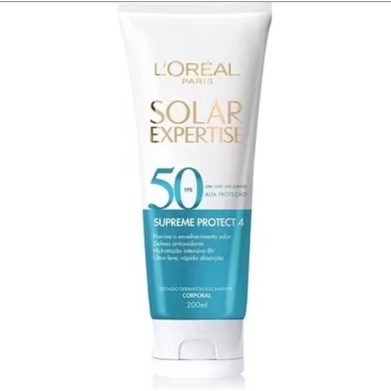Protetor Solar Corporal L’Oréal Paris Solar Expertise FPS 50 - Proteção Avançada e Hidratação Intensa