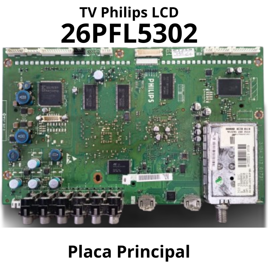 2966 Placa Principal para tv Philips LCD Modelo: 26PFL5302