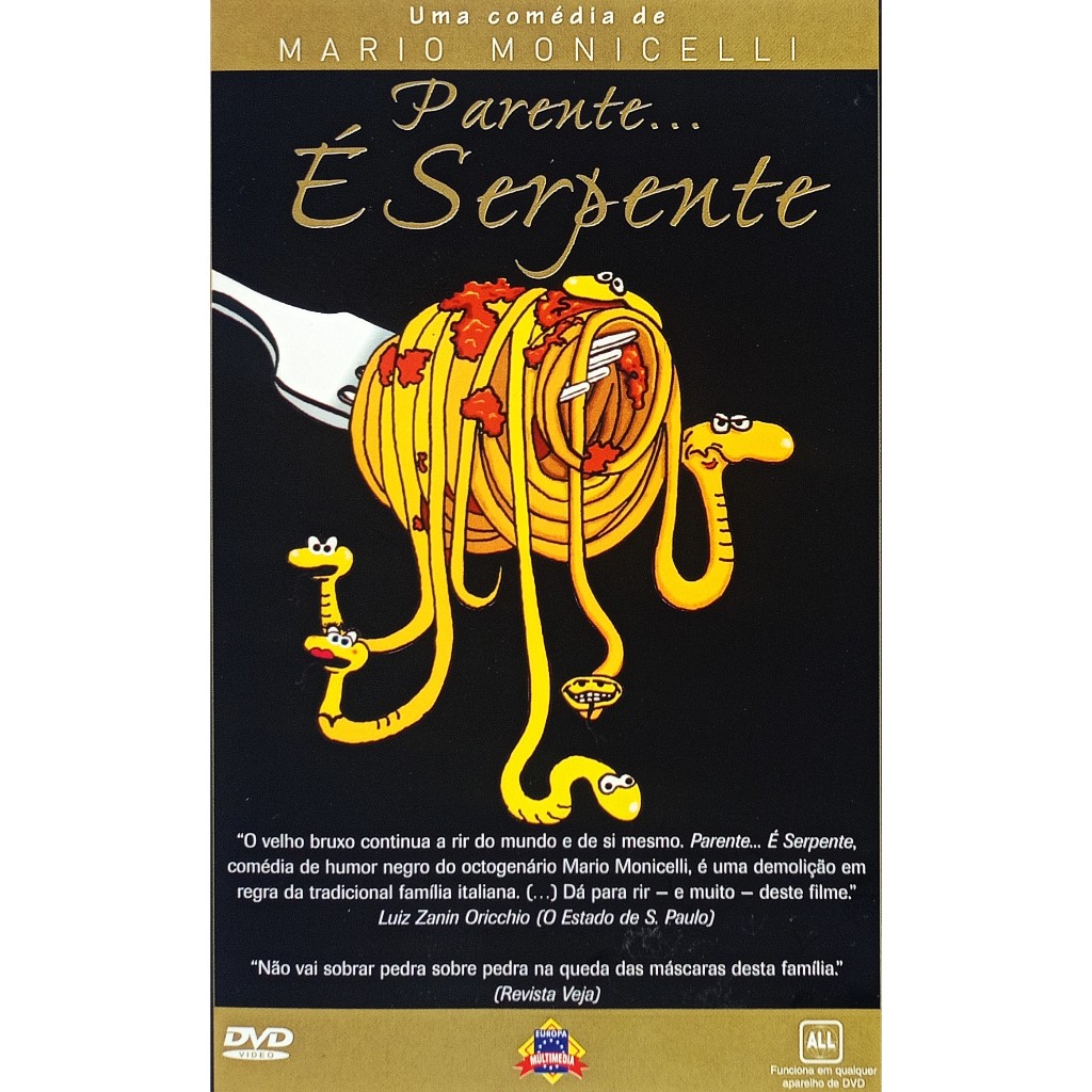 Dvd Parente É Serpente - Dir: Mario Monicelli