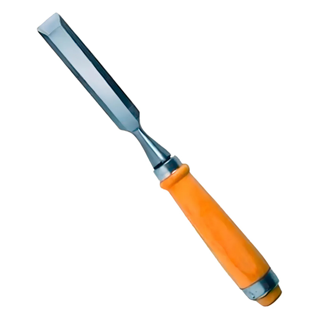 Formão Chato Aço Carbono 5/8" Starfer 16mm Cabo de Madeira