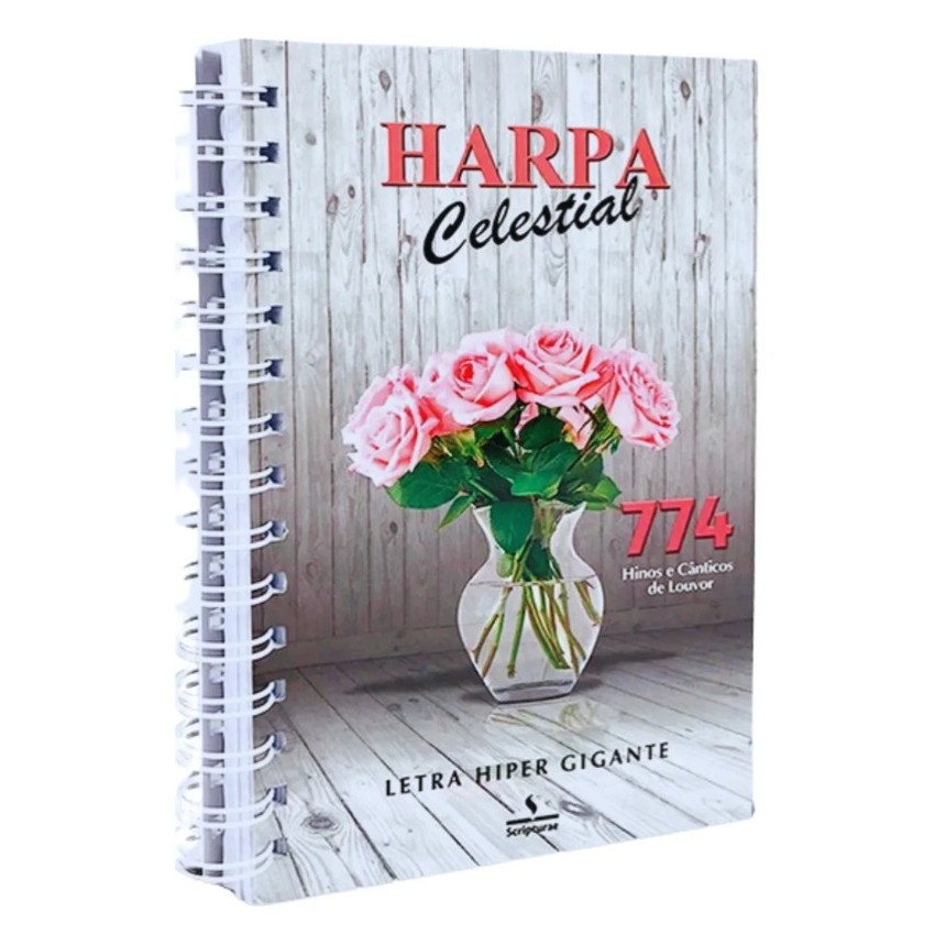 Harpa Cristã Espiral 774 Hinos Cânticos de Louvor | Letra Grande| Refrão Vermelho em Oferta na Shopee